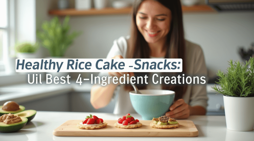 Healthy Rice Cake Snacks: The Best 4-Ingredient Creations