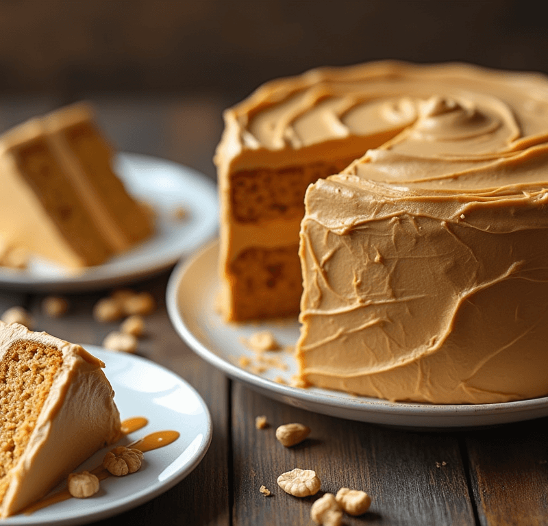 How to Make a Peanut Butter Cake in 5 Steps
