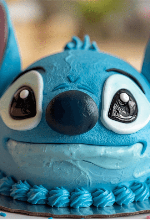 Stitch Cake: A Simple 6-Step Decorating Tutorial