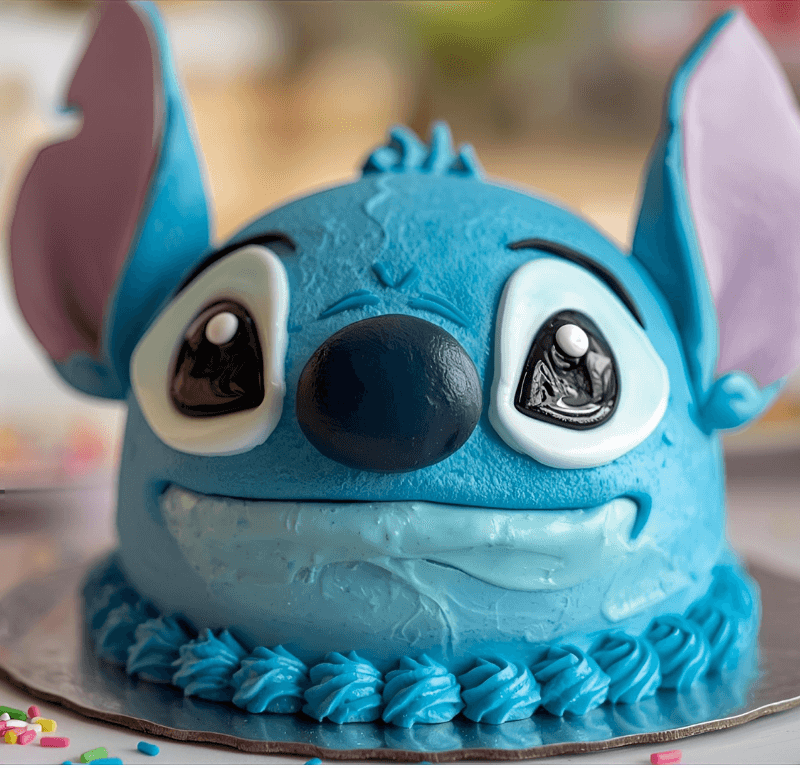 Stitch Cake: A Simple 6-Step Decorating Tutorial