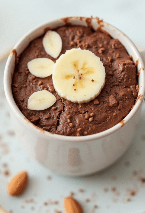 Healthy Chocolate Mug Cake in 5 Easy Steps