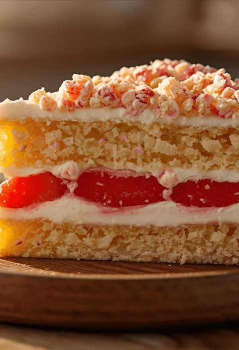 Strawberry Crunch Cake: How To Make It In 4 Steps