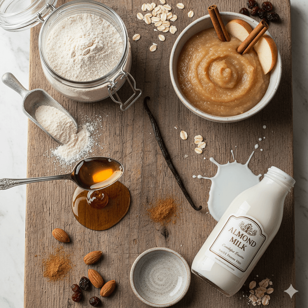 Healthy Vanilla Cake: 4 Simple Ingredients