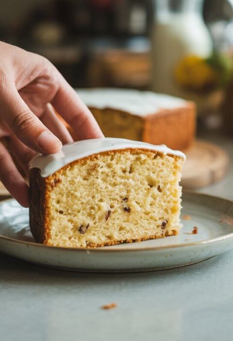 Healthy Vanilla Cake: 4 Simple Ingredients